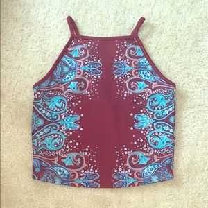 Stretchy summer crop top